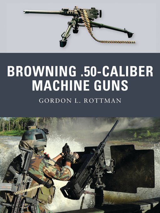Title details for Browning .50-caliber Machine Guns by Gordon L. Rottman - Available